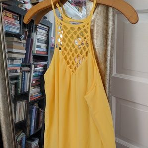 *SALE*! NWT Naked Zebra Yellow Blouse